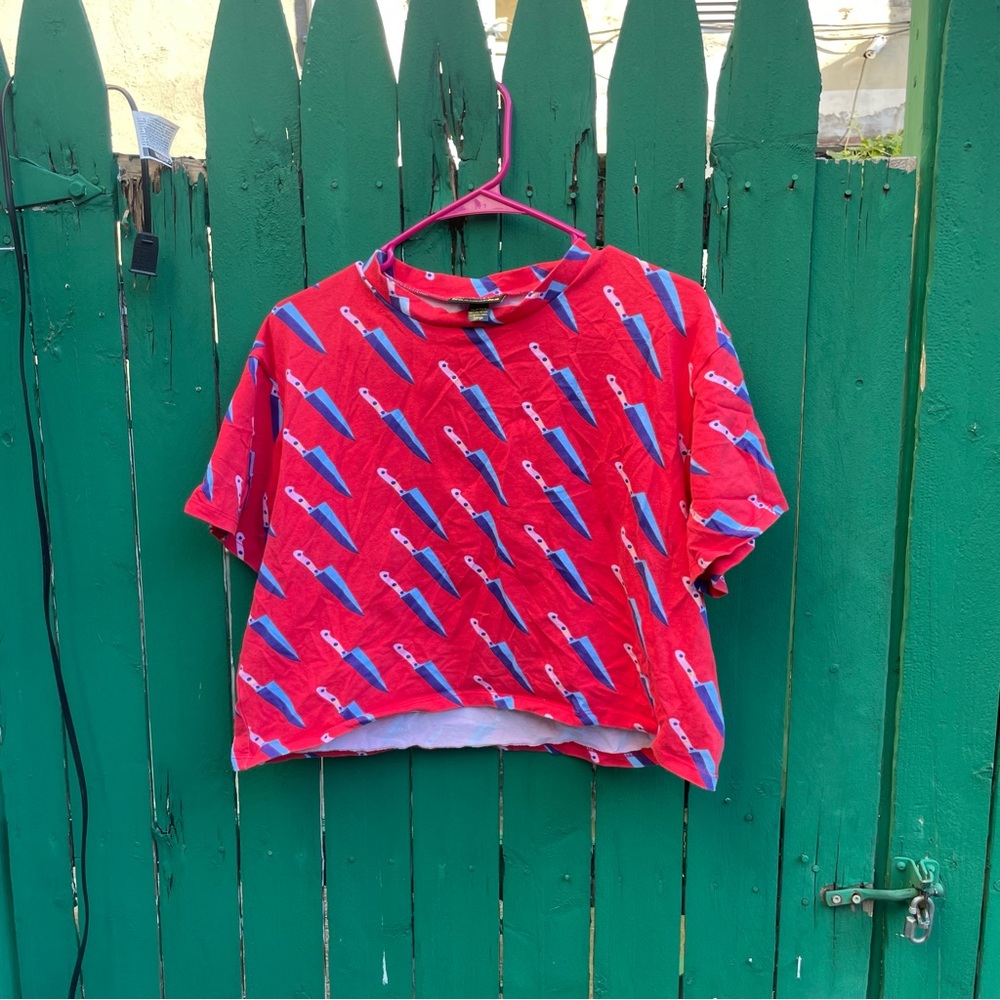 Nooworks Knife Mock Neck Tee